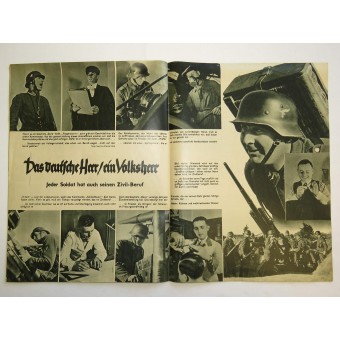 Revista oficial de KDF y DAF Arbeitertum 1. febrero de 1940, Folge.21. Espenlaub militaria