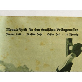 Ewiges Deutschland Enero 1940 para Volksgenossen. Espenlaub militaria