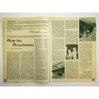 Revista Ewiges Deutschland para Volksgenossen de febrero de 1940. Espenlaub militaria