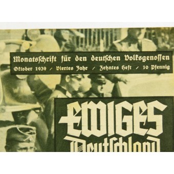 Lokakuu 1939. Ewiges Deutschland -lehti VolksGenossenille. Espenlaub militaria