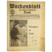"Wochenblatt" der Bauernschaft Tirol. 1.June 1938. Folge 24 