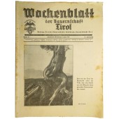 June 1938. Folge 25 "Wochenblatt" der Baurernschoft Tirol