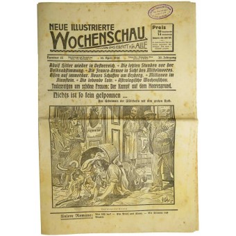 Le Führer est de retour à lAutriche! Neue Illustrierte « Wochenschau. Espenlaub militaria