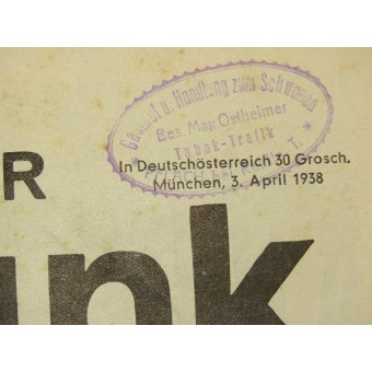 Illusterter Rundfunk Heft 14. München, 3. huhtikuuta 1938. Espenlaub militaria