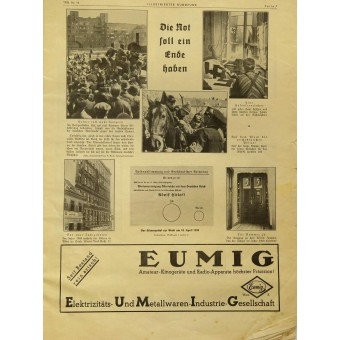 Illustrierter Rundfunk Heft 14. München, 3 april 1938. Espenlaub militaria