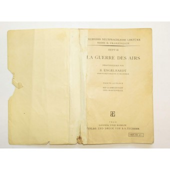 Tredje rikets utgåva av den franska boken La Guerre des Airs från första världskriget.. Espenlaub militaria