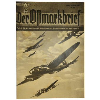 Revista de propaganda oficial Der Ostmarkbrief NSDAP. Espenlaub militaria