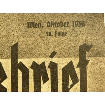 Der OstmarkBrief NSDAP: n virallinen propaganda -aikakauslehti. Espenlaub militaria