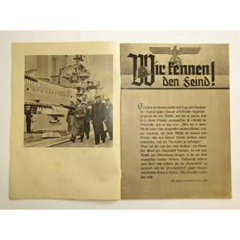 Журнал центрального аппарата НСДАП Der Ostmarkbrief Октябрь 1939. Espenlaub militaria