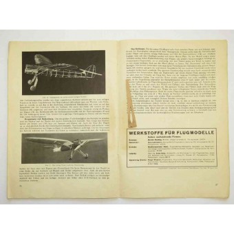 HS 100 Henschel Flugzeuge Flugmodell. Espenlaub militaria