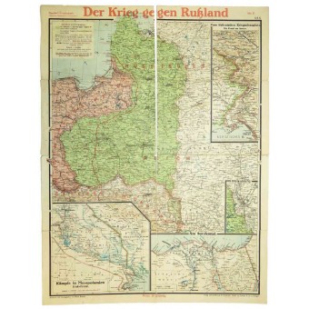 Mappa - Der Krieg gegen Rusßland. Espenlaub militaria