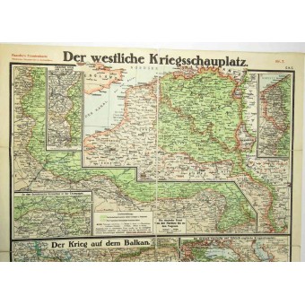 Mappa - Der Krieg gegen Rusßland. Espenlaub militaria