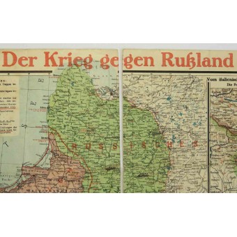 Mappa - Der Krieg gegen Rusßland. Espenlaub militaria