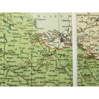 Map - Der Krieg gegen Rusßland. Espenlaub militaria