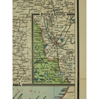 Map - Der Krieg gegen Rusßland. Espenlaub militaria