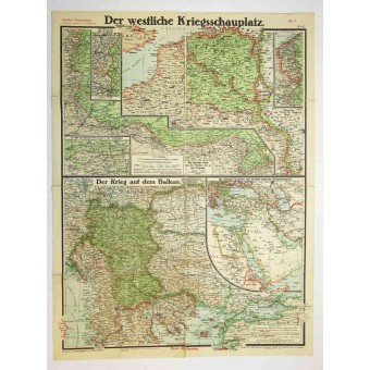 Map - Der Krieg gegen Rusßland. Espenlaub militaria