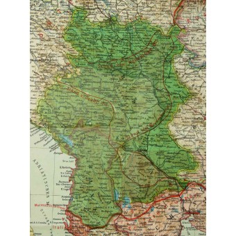 Map, la guerra nei Balcani in WW1. Espenlaub militaria