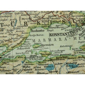 Kartta, WW1: n sota Balkanilla. Espenlaub militaria