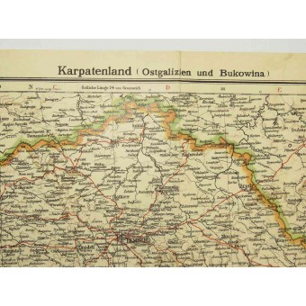 Карта границ Российской и Германской империй перед ПМВ. Espenlaub militaria