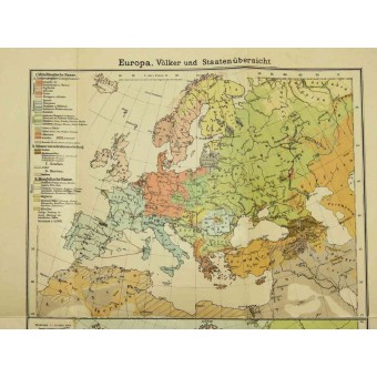 Drei europäische Reiche auf der WW1-Karte. Krieg gegen Russland. Espenlaub militaria