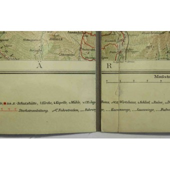 Carte de Goldberg-Ankogel-Hafnergruppe. Espenlaub militaria