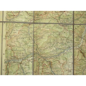 Karta över Goldberg-Ankogel-Hafnergruppe. Espenlaub militaria