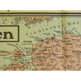 Патриотическая карта фронта времен Первой мировой войны.. Espenlaub militaria