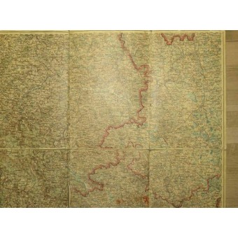Pre War Oostenrijkse kaart: Klattau, Linz, Salzburg. Espenlaub militaria