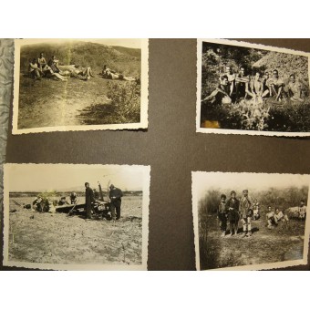 Альбом с фотографиями солдата зенитной артиллерии Люфтваффе. Восточный фронт.. Espenlaub militaria
