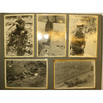Album fotografico della Wehrmacht soldato dal 18 Infanterie Regiment. Espenlaub militaria