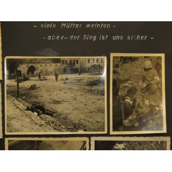 Фотоальбом солдата вермахта с фотографиями западного и восточного фронта. Espenlaub militaria