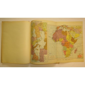 3ème Reich. Les cartes du monde de 1940. Atlas zum Zeitgeschehen, 1940. Espenlaub militaria