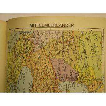3. Reich. Weltkarten von 1940. Atlas zum Zeitgeschehen, 1940. Espenlaub militaria