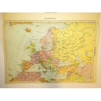 3ème Reich. Les cartes du monde de 1940. Atlas zum Zeitgeschehen, 1940. Espenlaub militaria
