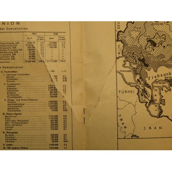 Mapa del soldado de la serie de Tornisterschrift des Oberkommando der Wehrmacht. Espenlaub militaria