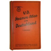 V.B. Strassen-Atlas von Deutschland, 1938, atlante delle strade e delle autostrade