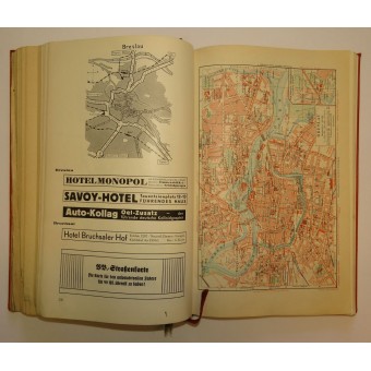 V.B. Strassen-Atlas von Deutschland, 1938, kadut ja moottoritiet Atlas. Espenlaub militaria