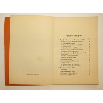 3R Reich Daf -käsikirja Telegraphin rakentamisen perustiedot - käsityöläinen. Espenlaub militaria