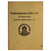 Livre de règlements pour les propriétaires d'animaux domestiques du 3e Reich