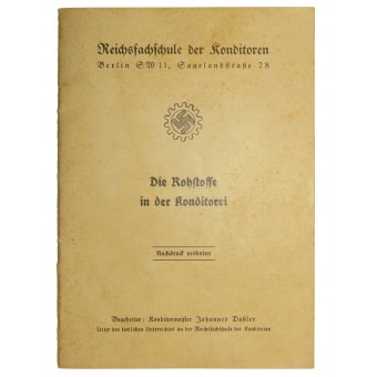 DAF. Las materias primas de la confitería, el Reich de la escuela profesional de los pasteleros. Espenlaub militaria