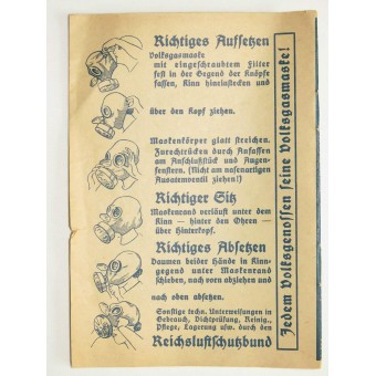 Lüftschütz booklet for each German family, know all about air raid, and be ready for it. Espenlaub militaria