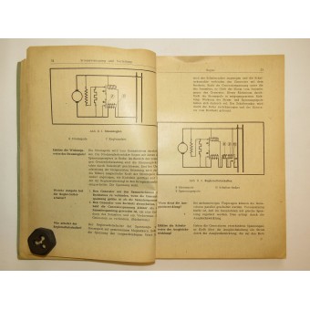 Luftwaffes mekanikerbok Aircraft Electrics and Precision Mechanics (Flygplanselektronik och precisionsmekanik). Espenlaub militaria