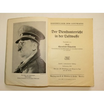 Manuel de service Luftwaffe. édition 1941. Espenlaub militaria