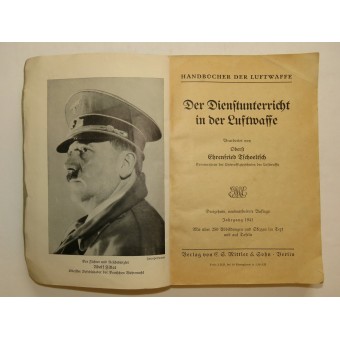 Luftwaffe  service textbook for soldiers. 1941 year. Espenlaub militaria