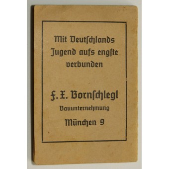 Obligatoriska sånger från Hitlerjugend. Espenlaub militaria