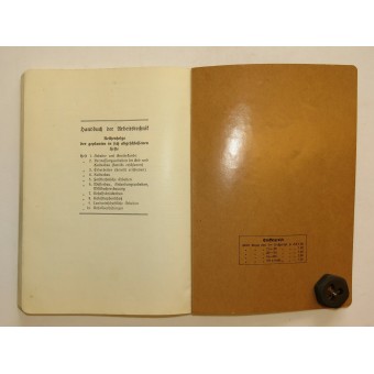 RAD Handbok i arbetsteknik, nr 3, jordarbeten. Espenlaub militaria
