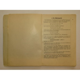 RAD livre de référence - linventaire des stocks de travail. Espenlaub militaria