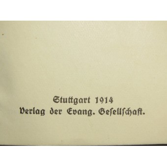 Soldier front prayer book from WWI period. 1914 year.. Espenlaub militaria