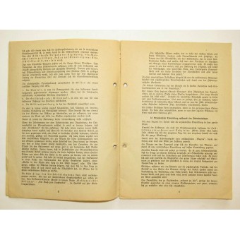 « Lettres denseignement pour les dirigeants », 6ème épisode 1941. Manuel des dirigeants Le RAD. Espenlaub militaria