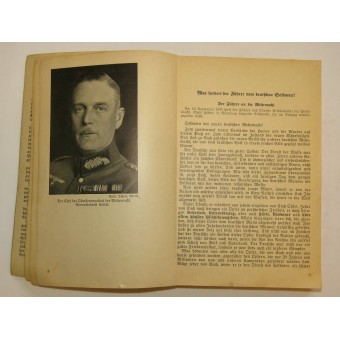 Textbook for German soldier. 1938/39. Espenlaub militaria